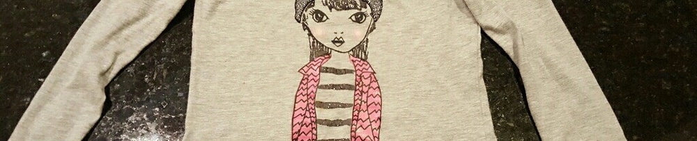 DKNY girl shirt (6/7t)
